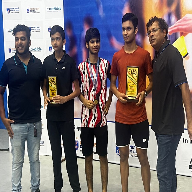 1st Prometheus Badminton Cup, organised by the Prometheus Sports Academy, Noida...Click here to read more