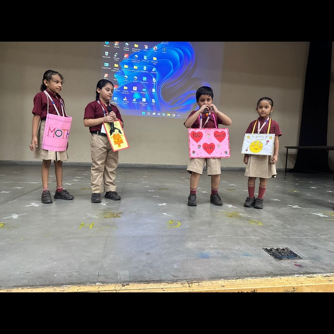 Special assembly on Friendship by class 2E