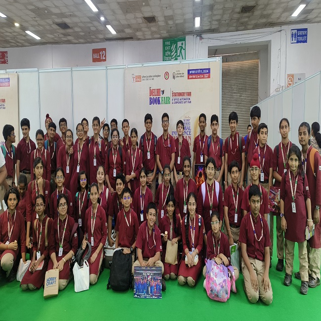 Class VIII visits the New Delhi World Book Fair 2024