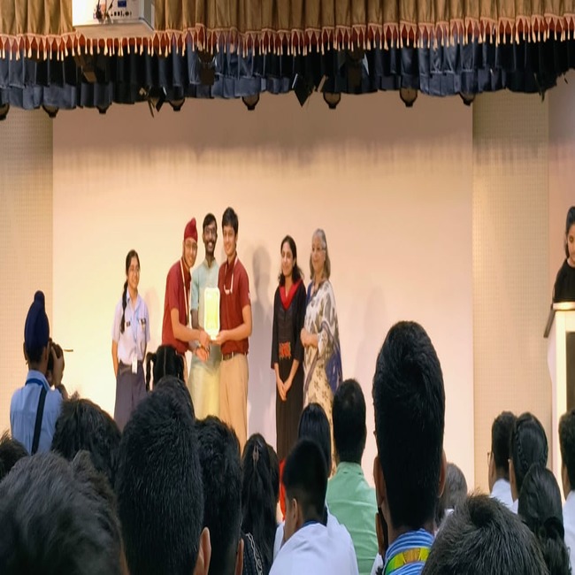 Honours at inter school tech fest