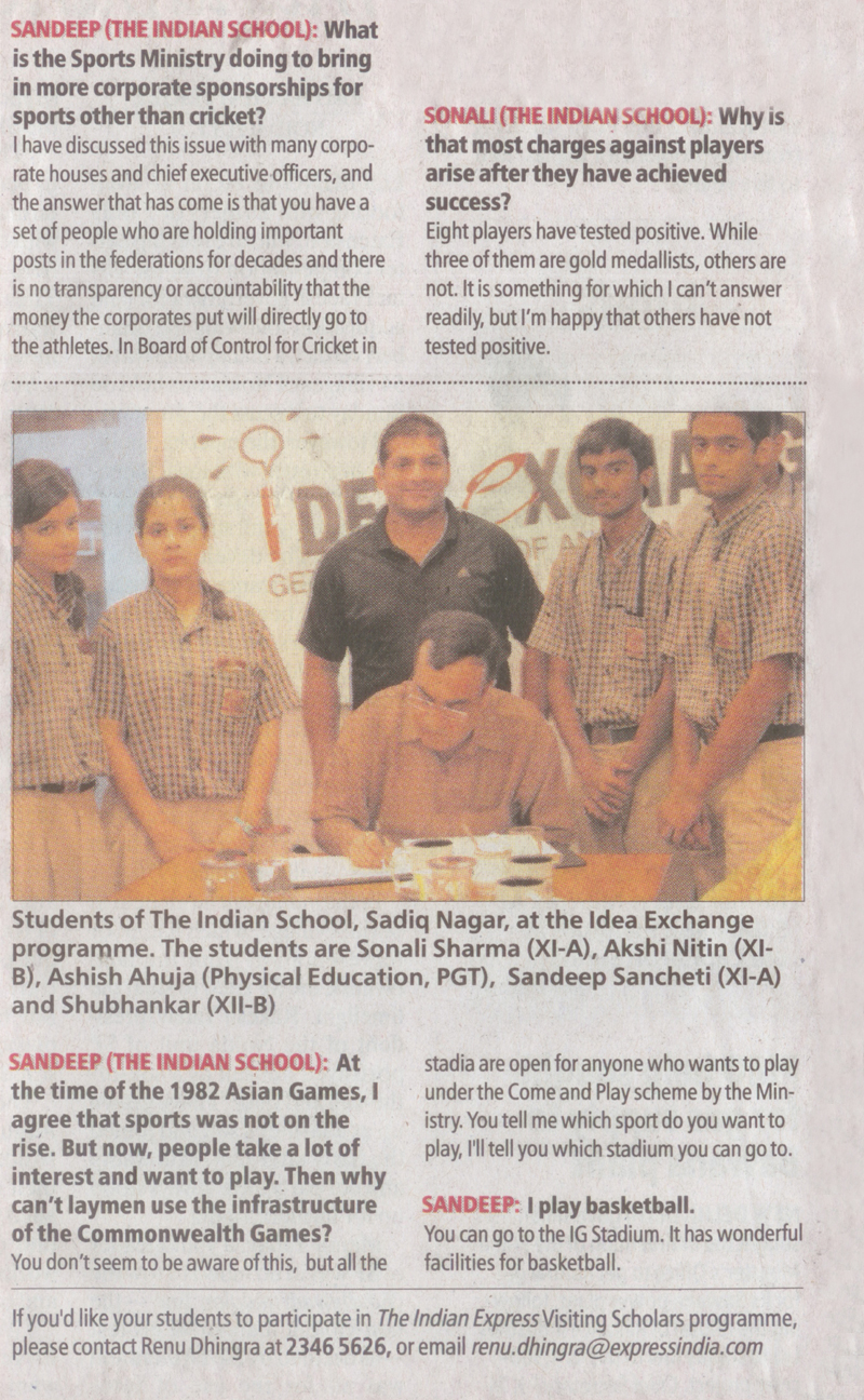 INDIAN EXPRESS. JULY,25,2011