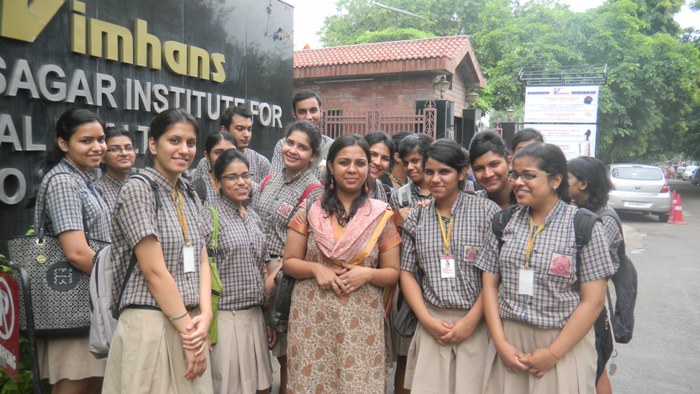 VISIT TO VIMHANS, PSYCHOLOGY STUDENTS OF CLASS 12.