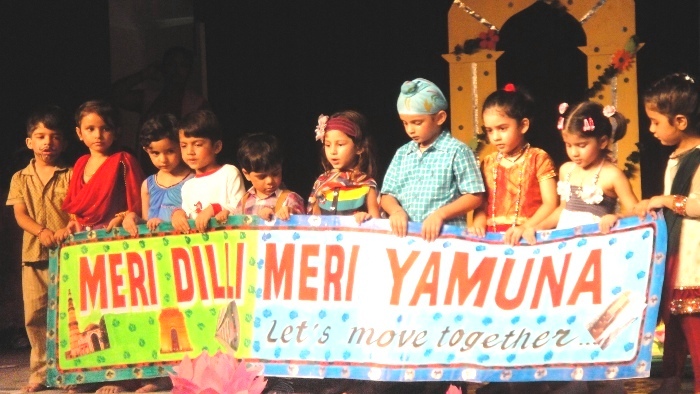 Salutations to Mother Nature, special assembly by Pre-school, 11 September, 2012
