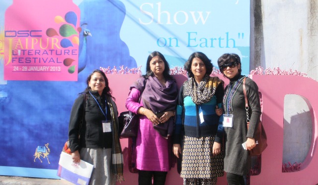 Visit to the Jaipur Literary Festival, '13.