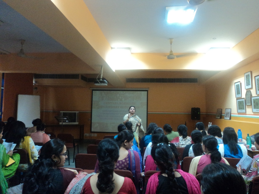 Cbse workshop on life skills, attitudes, values and health-wellbeing education