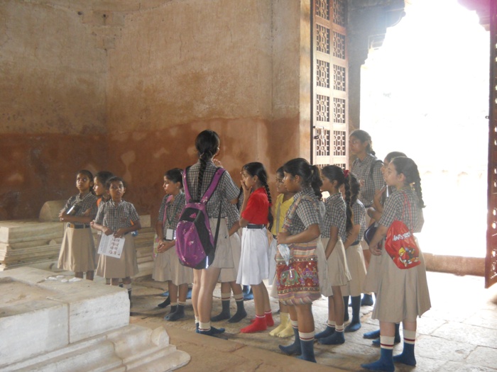 Excursion to Firuz Shah Tughlaq tomb ( monument adopted by School)