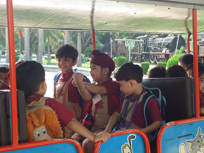 Pre- primary visits the Rail Museum