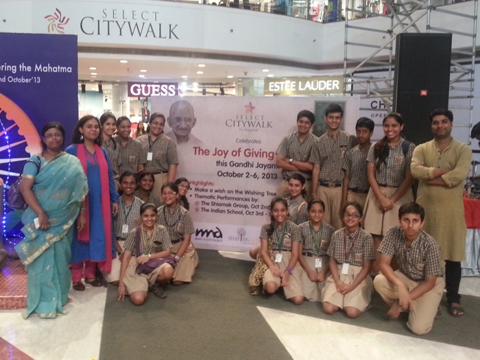 Gandhi Jayanti Celebrations at Select Citywalk Mall, 3 October, 2013.
