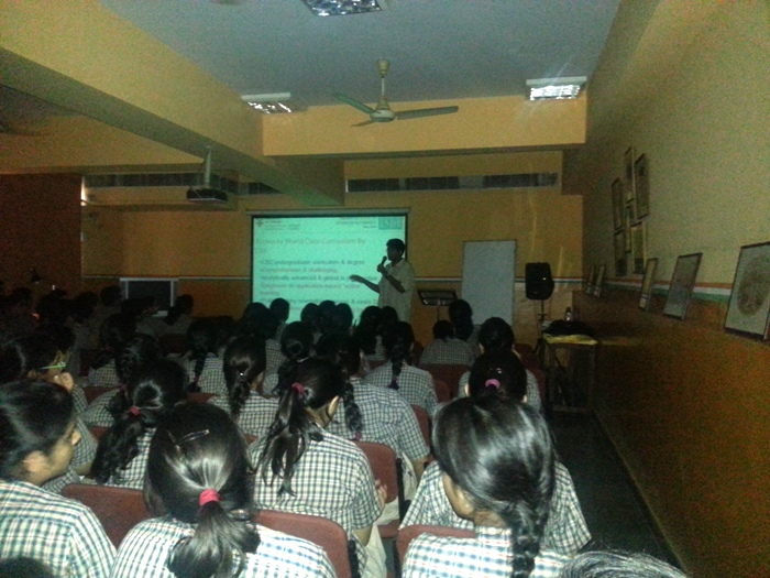 Workshop by Indian School of Business and Finance for classes 10 and 11.