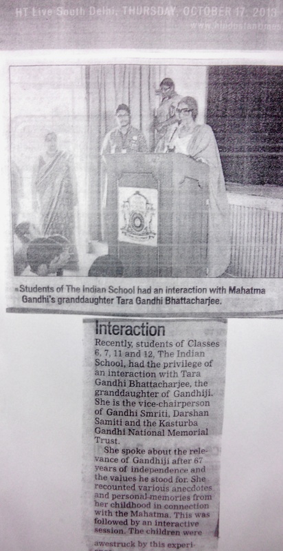 Hindustan Times, Thursday, 17 October, 2013.