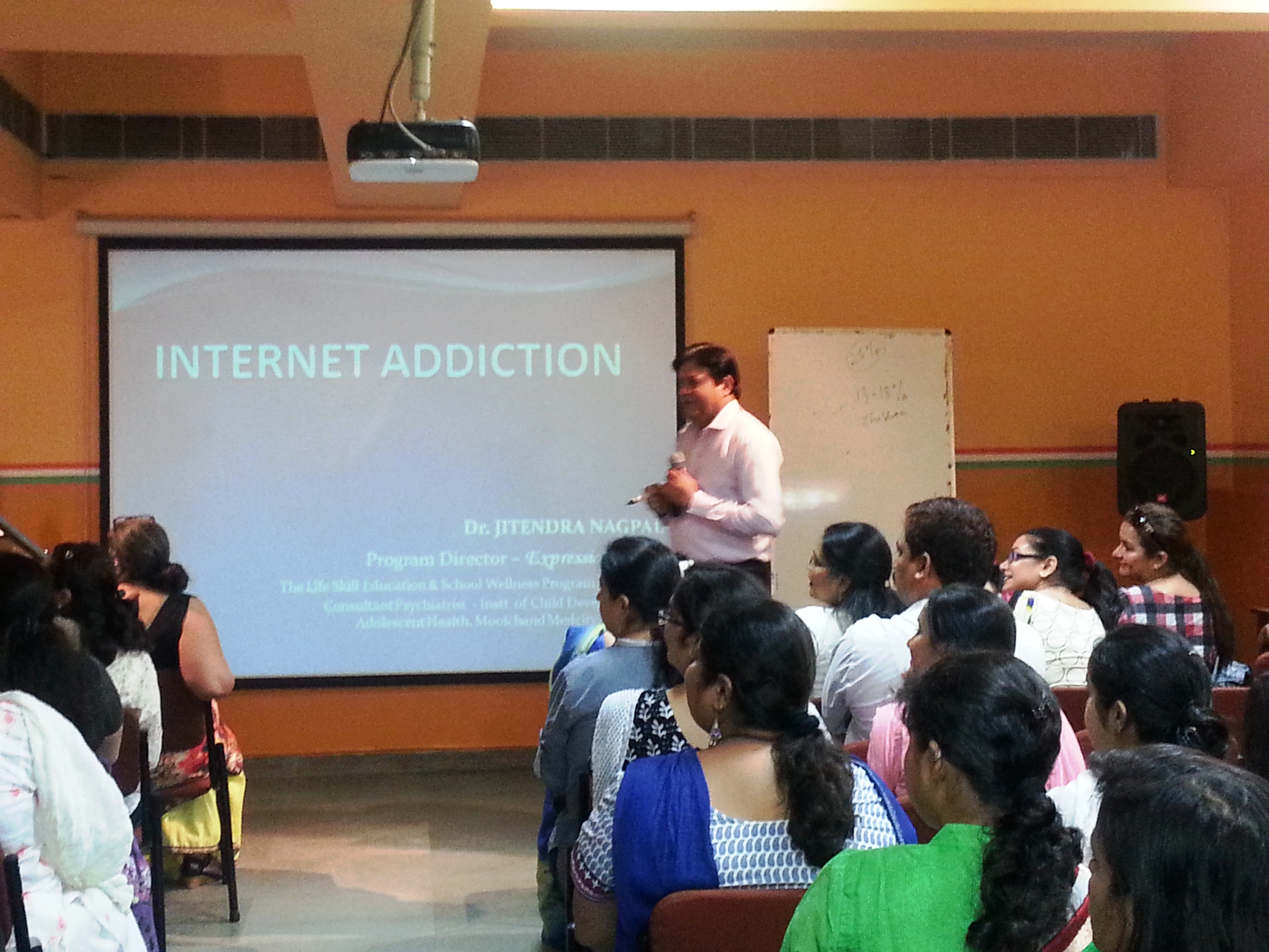 INTERNET ADDICTION-a workshop by Dr. Jitendra Nagpal 
