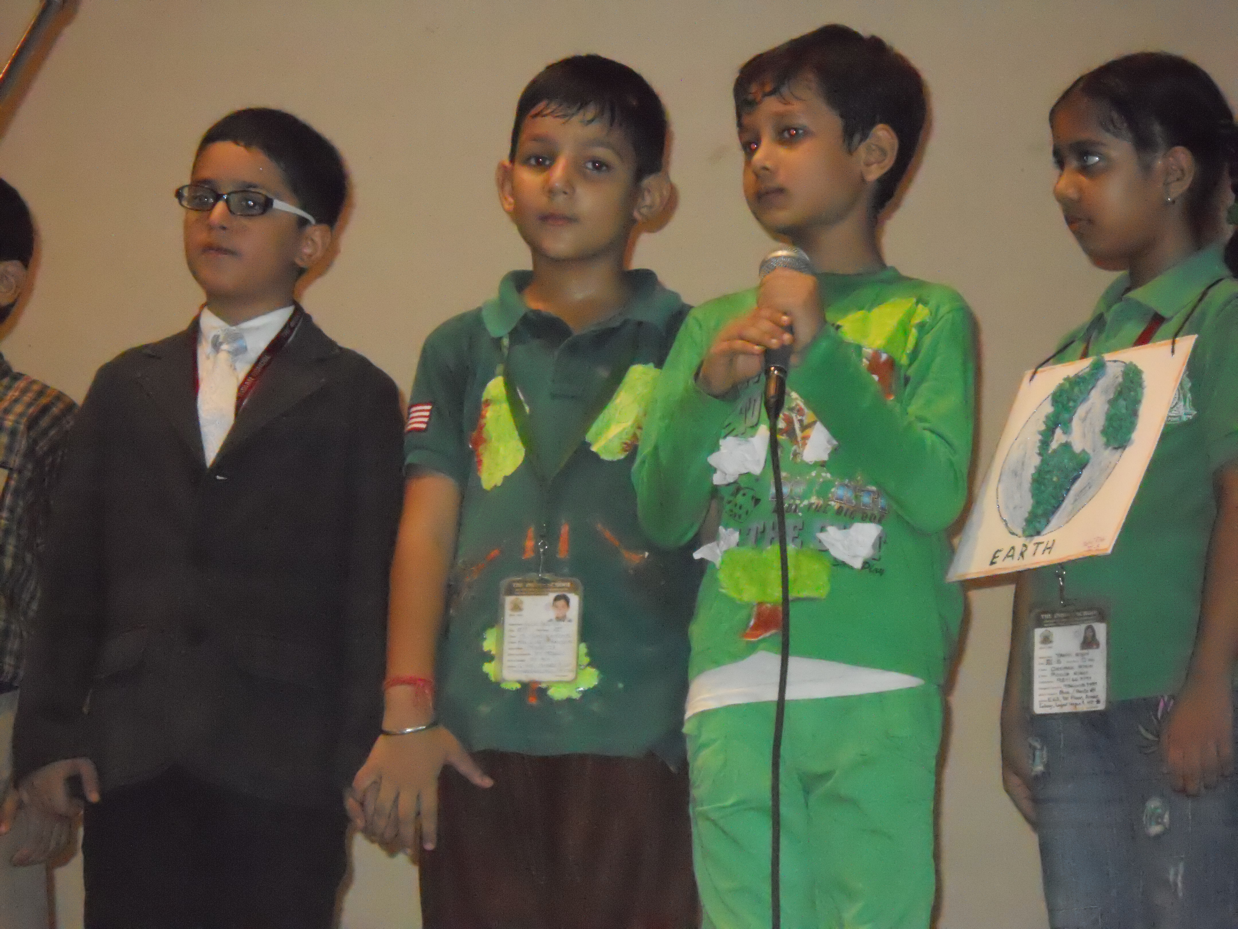 Save the Earth, a special assembly by class 3B.