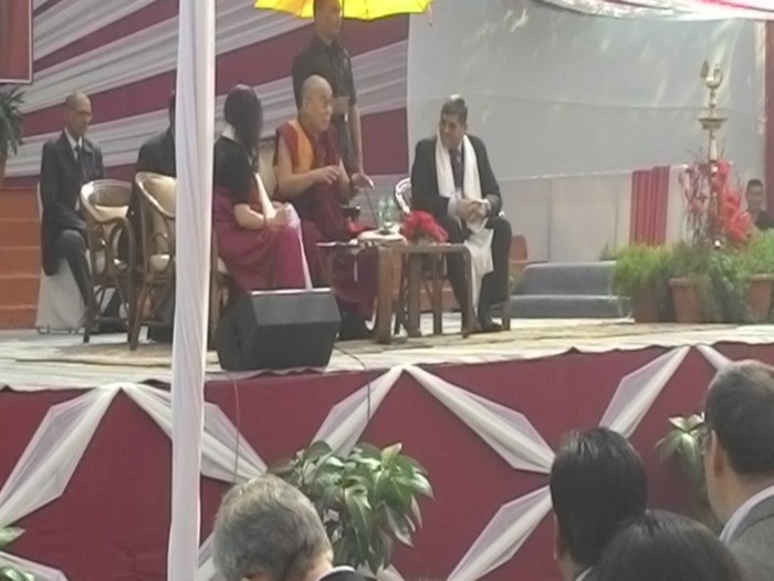 A precious interaction with His Holiness, the Dalai Lama