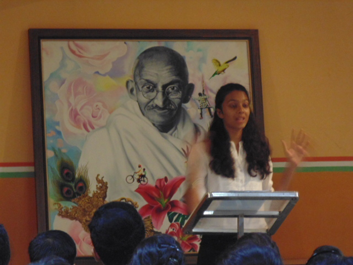 A talk on the Relevance of Gandhi's thoughts in current times
