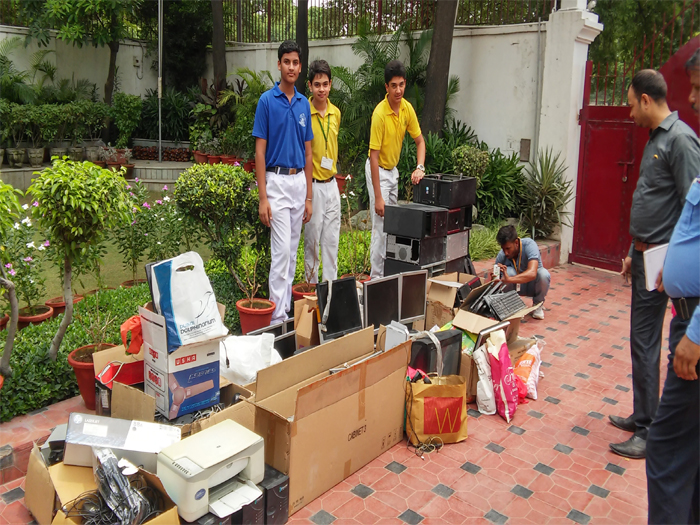 Safe E Waste Disposal Drive at The Indian School
