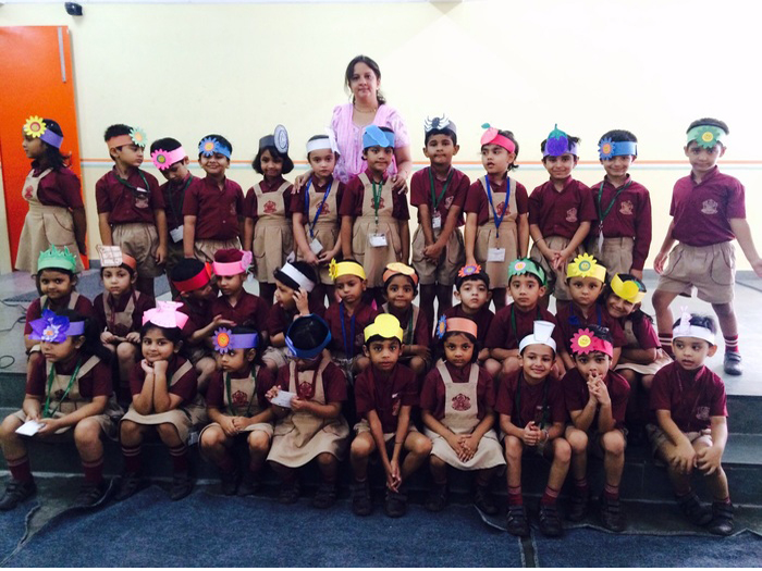 Special Assembly on Colours by Pre-primary Vega