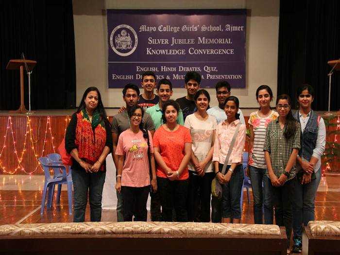Laurels at Knowledge Convergence, a national inter school competition at Mayo College Girls' School.