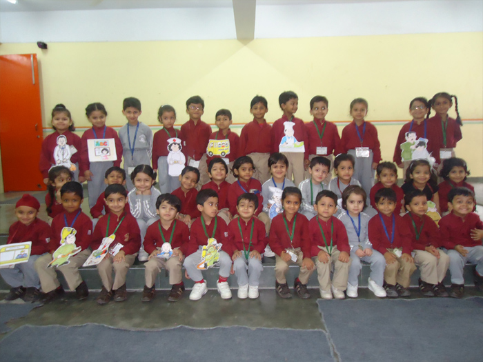 Special assembly on ' Our helpers' by Pres school Kokab.