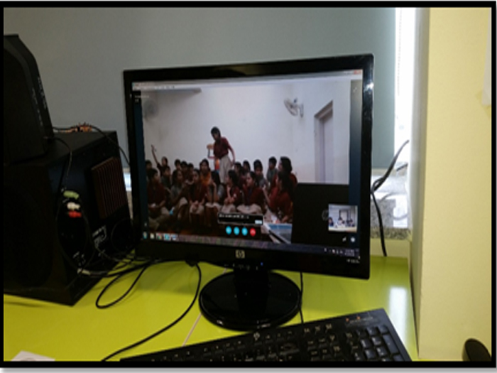 Video Conferencing with The Nurorda Public School, Kazakhstan