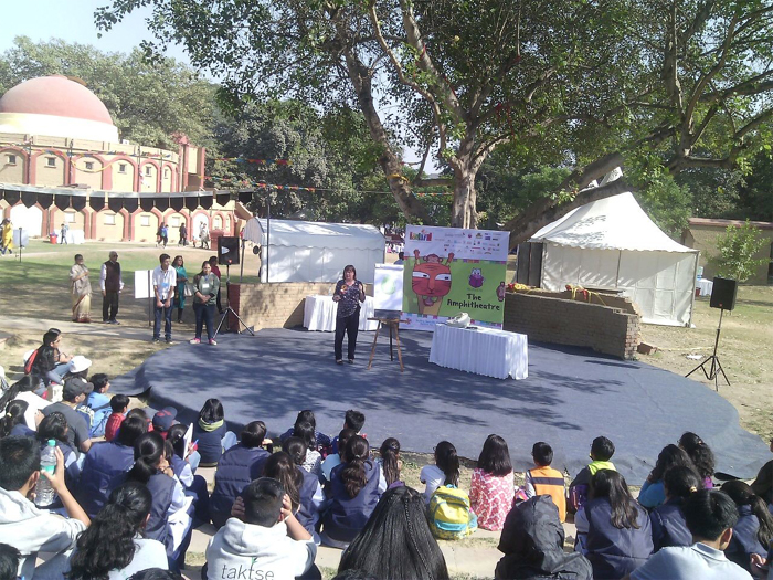 Class 6 interacts to learn story writing at Bookaroo  A Festival of Childrens Literature