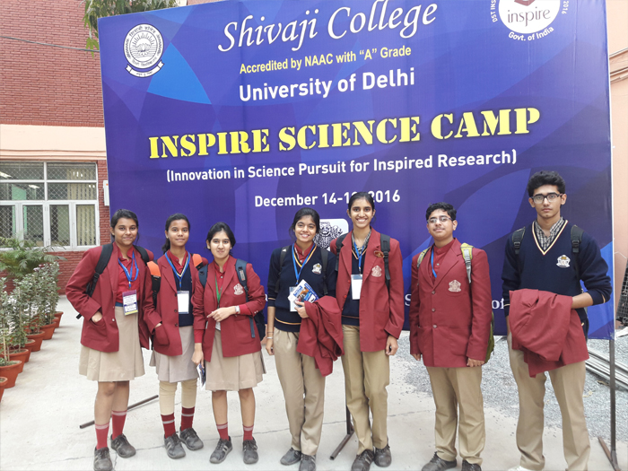 INSPIRE CAMP 2016- 5 day Science Camp by DST