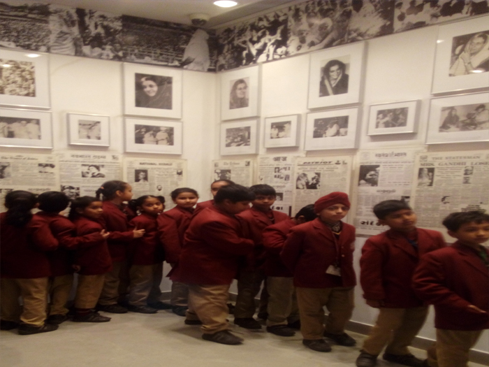 Excursion to the Indira Gandhi Memorial, class 3