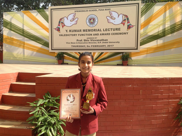  Honour at Painting competition at Springdales School
