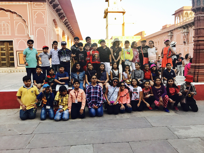 School trip to Jaipur for classes 4 and 5