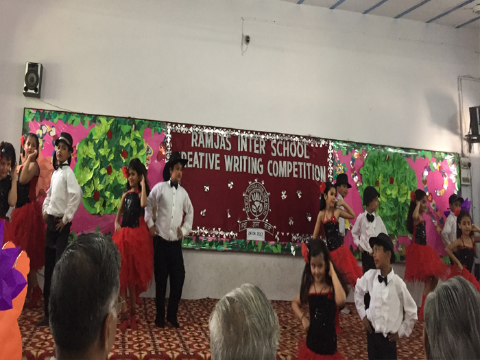 Senior and Junior inter school Creative Writing competition at Ramjas School.