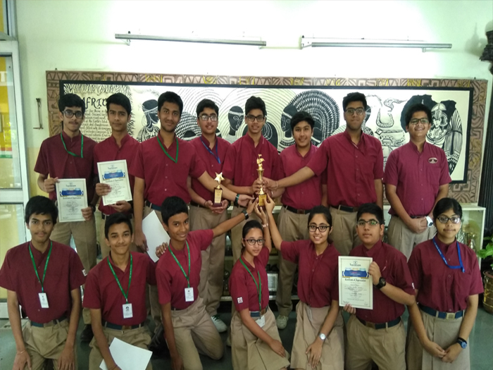 Top honours at Quest 2017, inter school competition at Air Force School