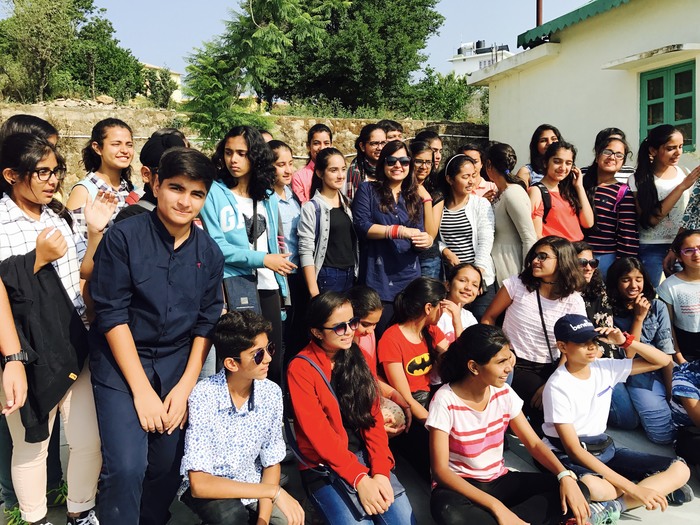 School summer excursion to Mussoorie for classes 8 and 9.