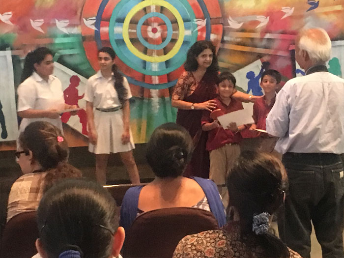Honours at Inter school math competition