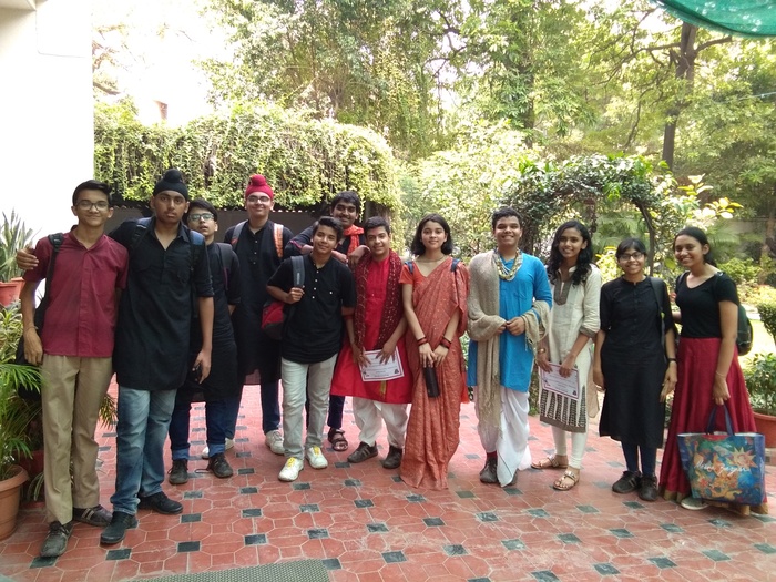 Honour at StageKraft-2018- inter school competition at Sanskriti School