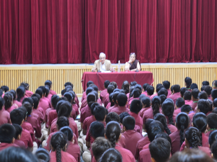 Interaction with School Chairman Mr. Prafull Goradia on Fundamental Rights and Directive Principles of State Policy