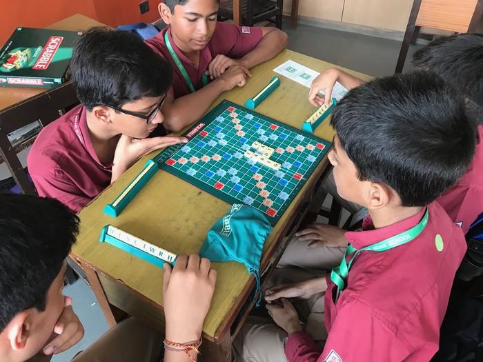 Scrabble for vocabulary in class 8
