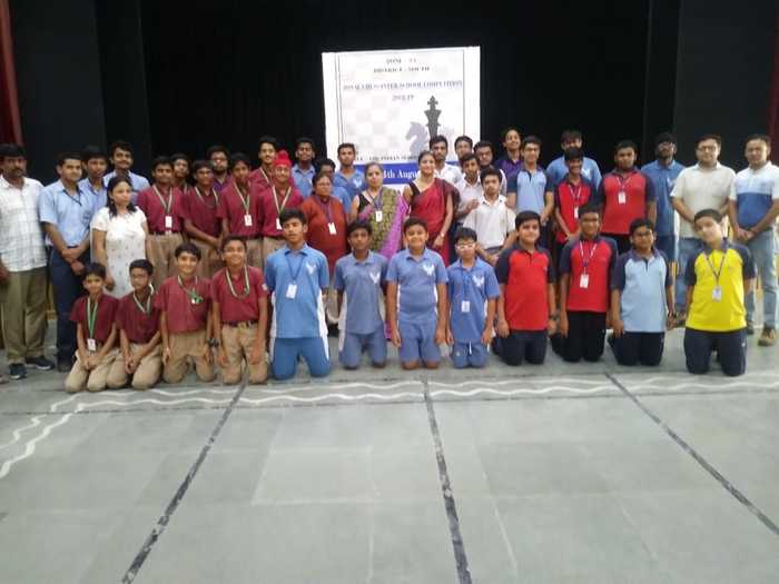 Honours in ZONAL level Inter school chess tournament