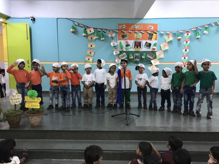 Independence Day celebrations in Pre primary