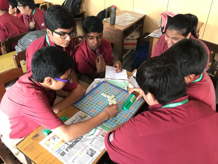 CLASS VIII Inter section Scrabble competition