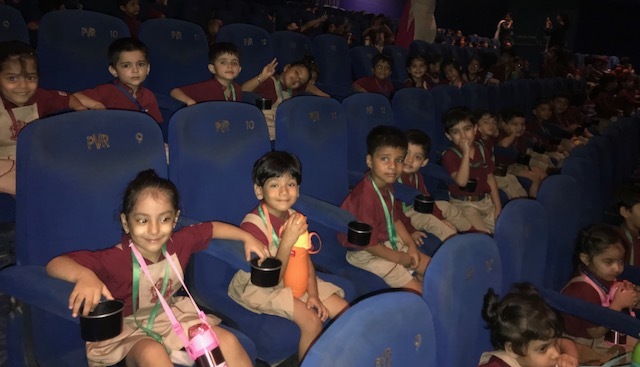 Pre primary classes at the movies!