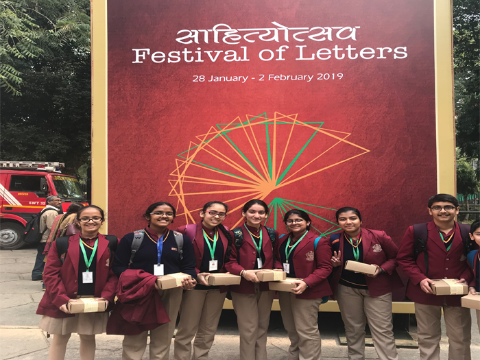 Honours at an inter school literature event