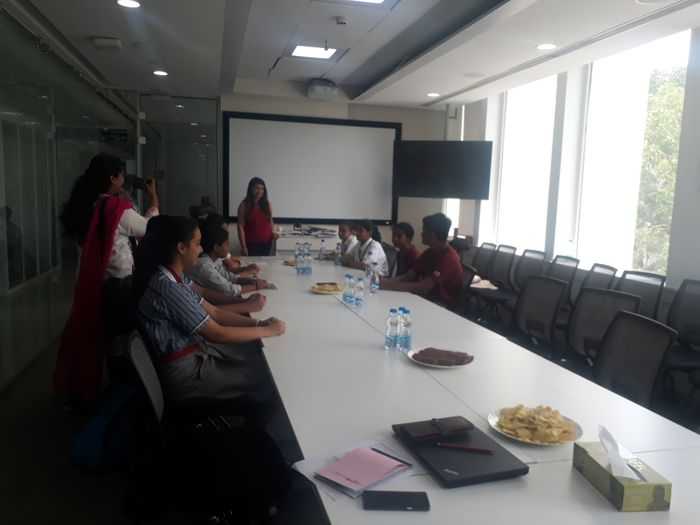 Student feedback session with The Hindustan Times