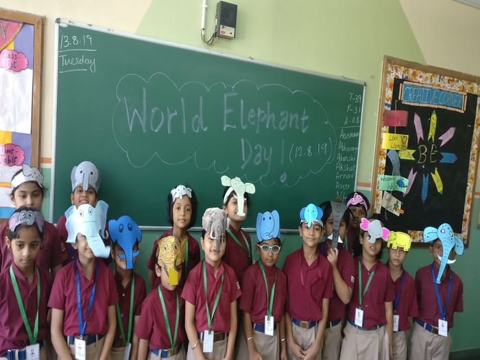 Skype classroom on Elephants for class 2A