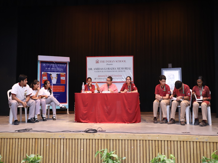 The Indian School hosts The 18th Dr. Amidas Goradia National Inter school English Debate