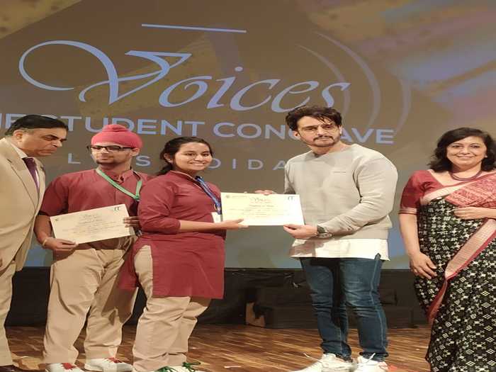 Honours at Voices-2019   inter school student conclave 