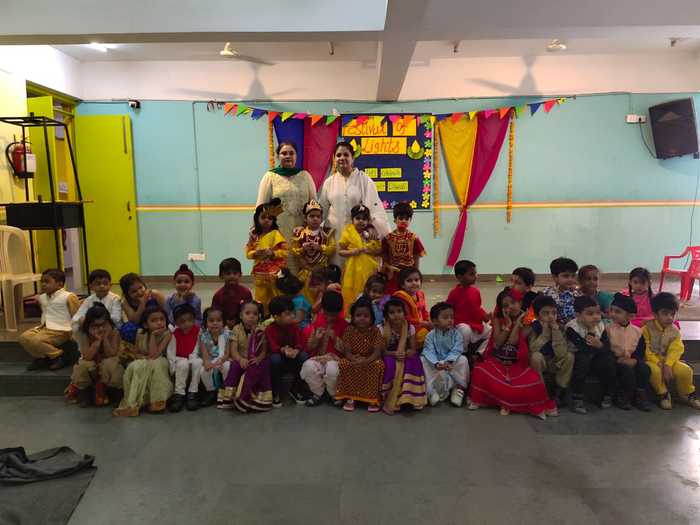 Special assembly on Diwali by Pre school Delphini  