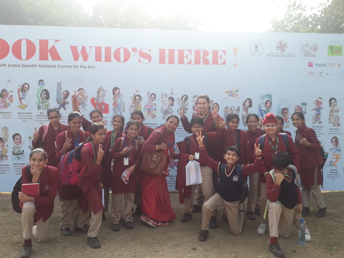 Classes 5 and 6 visit Bookaroo- a childrens lit fest