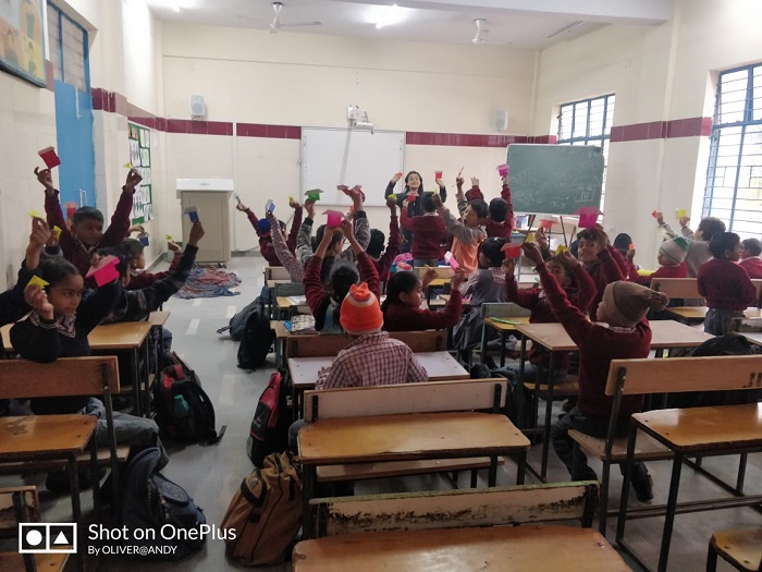Citizenship Programme initiative: Origami lesson for a neighbourhood MCD school