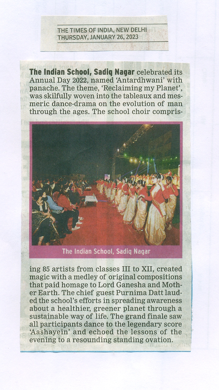 TIMES OF INDIA, THURSDAY,26 JANUARY 2023