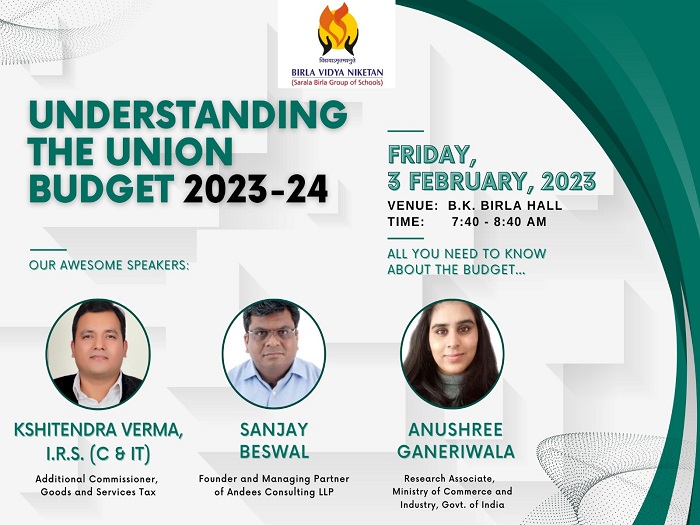 Talk on the Union Budget for Economics students 
