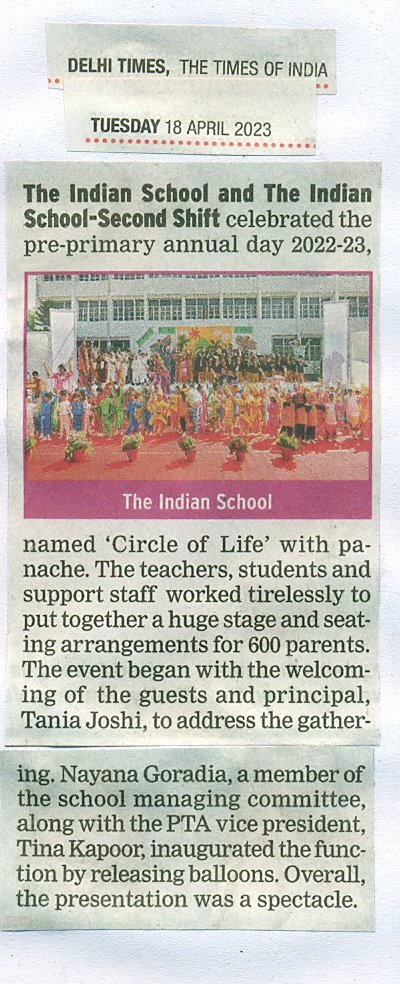  TIMES OF INDIA, TUESDAY,18 APRIL 2023